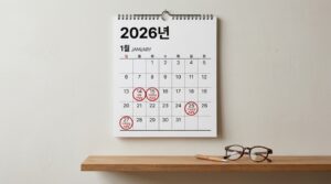 <p>이미지 5 : 2026년 기초연금 지급 스케줄과 신청 마감 기한을 강조한 캘린더 이미지</p>